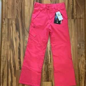 Pink Spyder Girls Snow Pants